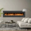 Amantii WM-FML-STL Linear 72" Electric Fireplace |WM-FML-72-7823-STL -Electric Fire Place Store amantii wm fml stl linear 72 electric fireplace wm fml 72 7823 stl
