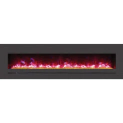 Amantii WM-FML-STL Linear 72" Electric Fireplace |WM-FML-72-7823-STL -Electric Fire Place Store amantii wm fml stl linear 72 electric fireplace wm fml 72 7823 stl 3