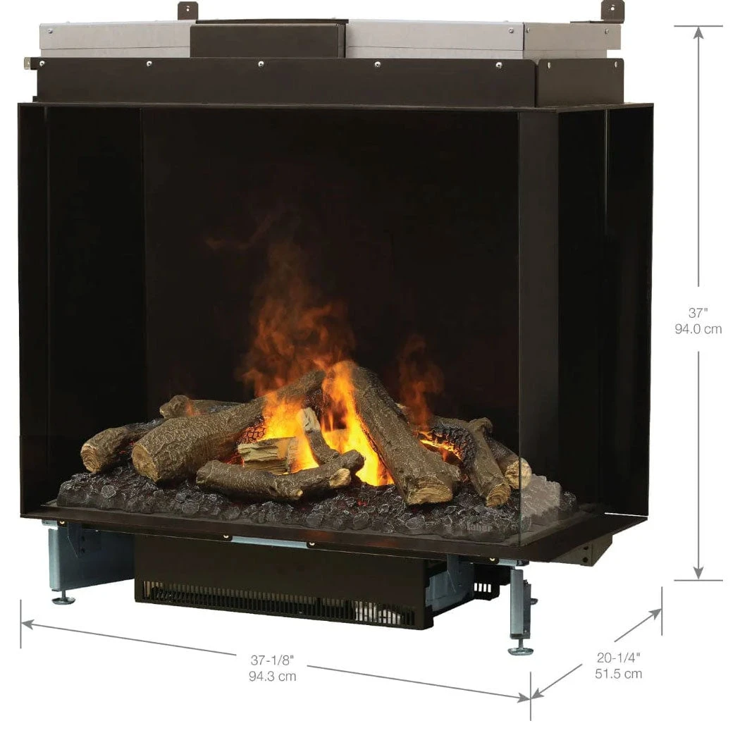 Dimplex Optimyst E-MatriX 37" Two-Sided Built-in Electric Firebox, Right-facing | FEF3226L2R 4 Dimplex Optimyst E-MatriX 37" Two-Sided Built-in Electric Firebox, Right-facing | FEF3226L2R - Image 2