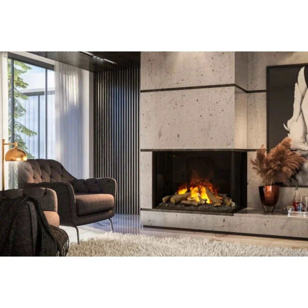 Dimplex Optimyst E-MatriX 37" Two-Sided Built-in Electric Firebox, Right-facing | FEF3226L2R 5 Dimplex Optimyst E-MatriX 37" Two-Sided Built-in Electric Firebox, Right-facing | FEF3226L2R - Image 3