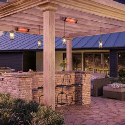 Dimplex Indoor/Outdoor Electric Infrared Heater | DIR18A10GR -Electric Fire Place Store dimplex indoor outdoor electric infrared heater dir18a10gr 4