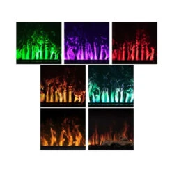 Dimplex Opti-Myst® 86" Linear Wall-Mount/Built-In Electric Fireplace | OLF86-AM -Electric Fire Place Store dimplex opti myst 86 linear wall mount built in electric fireplace olf86 am 8