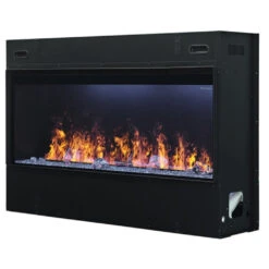 Dimplex Opti-Myst® 46" Linear Wall-Mount/Built-In Electric Fireplace | OLF46-AM -Electric Fire Place Store dimplex optimyst 46 linear electric fireplace with acrylic ice and driftwood media olf46 am 6