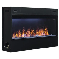 Dimplex Opti-Myst® 46" Linear Wall-Mount/Built-In Electric Fireplace | OLF46-AM -Electric Fire Place Store dimplex optimyst 46 linear electric fireplace with acrylic ice and driftwood media olf46 am 8