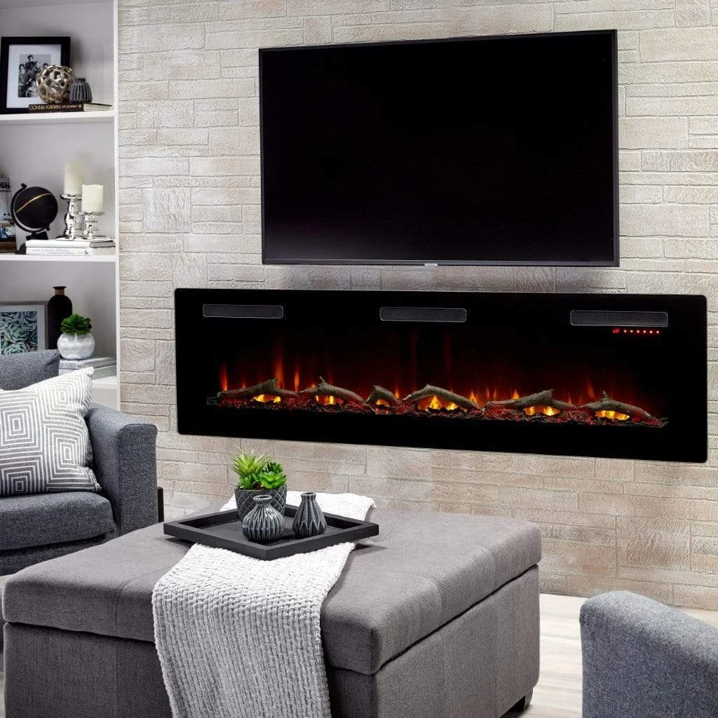 Dimplex Sierra 72" Linear Wall-mounted/Built-in Electric Fireplace | SIL72 3 Dimplex Sierra 72" Linear Wall-mounted/Built-in Electric Fireplace | SIL72