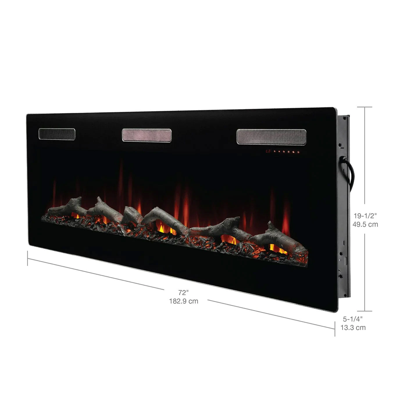 Dimplex Sierra 72" Linear Wall-mounted/Built-in Electric Fireplace | SIL72 4 Dimplex Sierra 72" Linear Wall-mounted/Built-in Electric Fireplace | SIL72 - Image 2