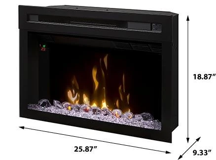 Dimplex 25" Multi-Fire XD Electric Fireplace Insert With Glass - PF2325HG 5 Dimplex 25" Multi-Fire XD Electric Fireplace Insert With Glass - PF2325HG - Image 3