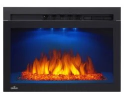 Napoleon Cinema 24" Electric Fireplace With Glass -Electric Fire Place Store electric fireplace napoleon cinema 24 electric fireplace with glass 3