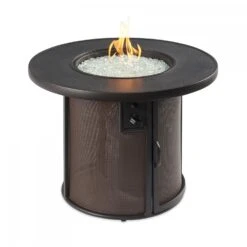 The Outdoor GreatRoom Company Stonefire 31-Inch Round Natural Gas Fire Pit Table - Brown - SF-32-K-NG -Electric Fire Place Store f63f00fe891fc757359b17abc60109bc 584ae906 02a8 4d49 a755 6ee4b5a0aabd