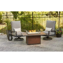 The Outdoor GreatRoom Company Kenwood Rectangular Chat Height Gas Fire Pit Table | KW-1224-19-K 13 The Outdoor GreatRoom Company Kenwood Rectangular Chat Height Gas Fire Pit Table | KW-1224-19-K -Electric Fire Place Store kw 1224 kglassguardjpg1