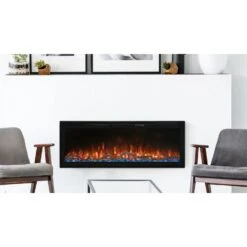 Modern Flames Spectrum Slimline 100" Wall Mount/Recessed Electric Fireplace - SPS-100B -Electric Fire Place Store modern flames modern flames spectrum slimline built in wall mounted electric fireplace sizes 50 100 13551430402142 1500x1500 crop center d0e58758 40a0 4f0b 8339 5dd932452c6c