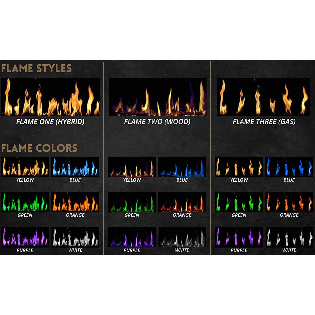 Modern Flames Orion Multi 100" Virtual Fireplace | Recessed Mount | Single Or Multi-Sided | OR100-MULTI 15 Modern Flames Orion Multi 100" Virtual Fireplace | Recessed Mount | Single Or Multi-Sided | OR100-MULTI - Image 13