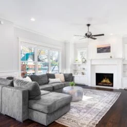 Modern Flames Orion Traditional 54" Heliovision Virtual Built-in Electric Fireplace | OR54-TRAD -Electric Fire Place Store modern flames orion traditional 54 heliovision virtual built in electric fireplace or54 trad 5