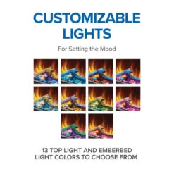 Napoleon Astound FlexMount 50" Wall Mount / Built-In Linear Electric Fireplace | Single Sided Or 3-Sided | NEFL50AB 28 Napoleon Astound FlexMount 50" Wall Mount / Built-In Linear Electric Fireplace | Single Sided Or 3-Sided | NEFL50AB -Electric Fire Place Store napoleon astound flexmount 50 built in wall mount electric fireplace nefl50ab 13