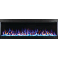 Napoleon TriVista Pictura 50" Wall Mount / Wall Hanging Electric Fireplace | NEFL50H-3SV -Electric Fire Place Store napoleon trivista pictura 50 wall hanging electric fireplace nefl50h 3sv 5