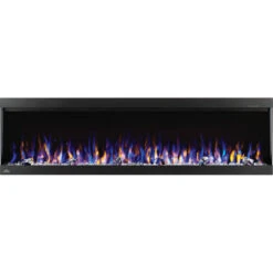 Napoleon TriVista Pictura 60" Wall Mount / Wall Hanging Electric Fireplace | NEFL60H-3SV -Electric Fire Place Store napoleon trivista pictura 60 wall hanging electric fireplace nefl60h 3sv 5