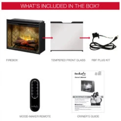 Dimplex Revillusion® 36-Inch Built-In Electric Fireplace - RBF36-FG | 500002400 -Electric Fire Place Store rbfseries included 1000x1000 jpg 123a122b 8919 45b4 925f dbd2c405b2c1