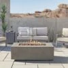 Real Flame Aegean 50" Rectangle Propane Or Natural Gas Fire Pit Table | C9813LP-MGRY