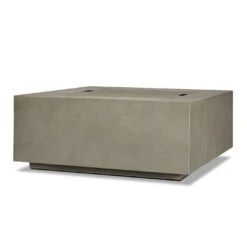 Real Flame Aegean Square Propane Or Natural Gas Fire Pit Table | C9812LP-MGRY -Electric Fire Place Store real flame aegean square propane or natural gas fire pit table c9812lp mgry 5