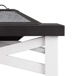 Real Flame Austin Wood Burning Fire Pit | 350-WHT -Electric Fire Place Store real flame austin wood burning fire pit 350 wht 3