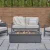 Real Flame Mila Propane Fire Pit Table | 1520LP-WSLT -Electric Fire Place Store real flame mila propane fire pit table 1520lp wslt
