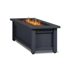 Real Flame Ortun Propane Fire Table | 1370LP-GRY -Electric Fire Place Store real flame ortun propane fire table 1370lp gry 5