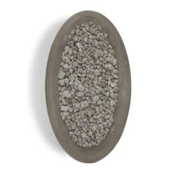 Real Flame Riverside 58" Oval Propane Fire Pit Bowl | 592LP-GLG -Electric Fire Place Store real flame riverside 58 oval propane fire pit bowl 592lp glg 3