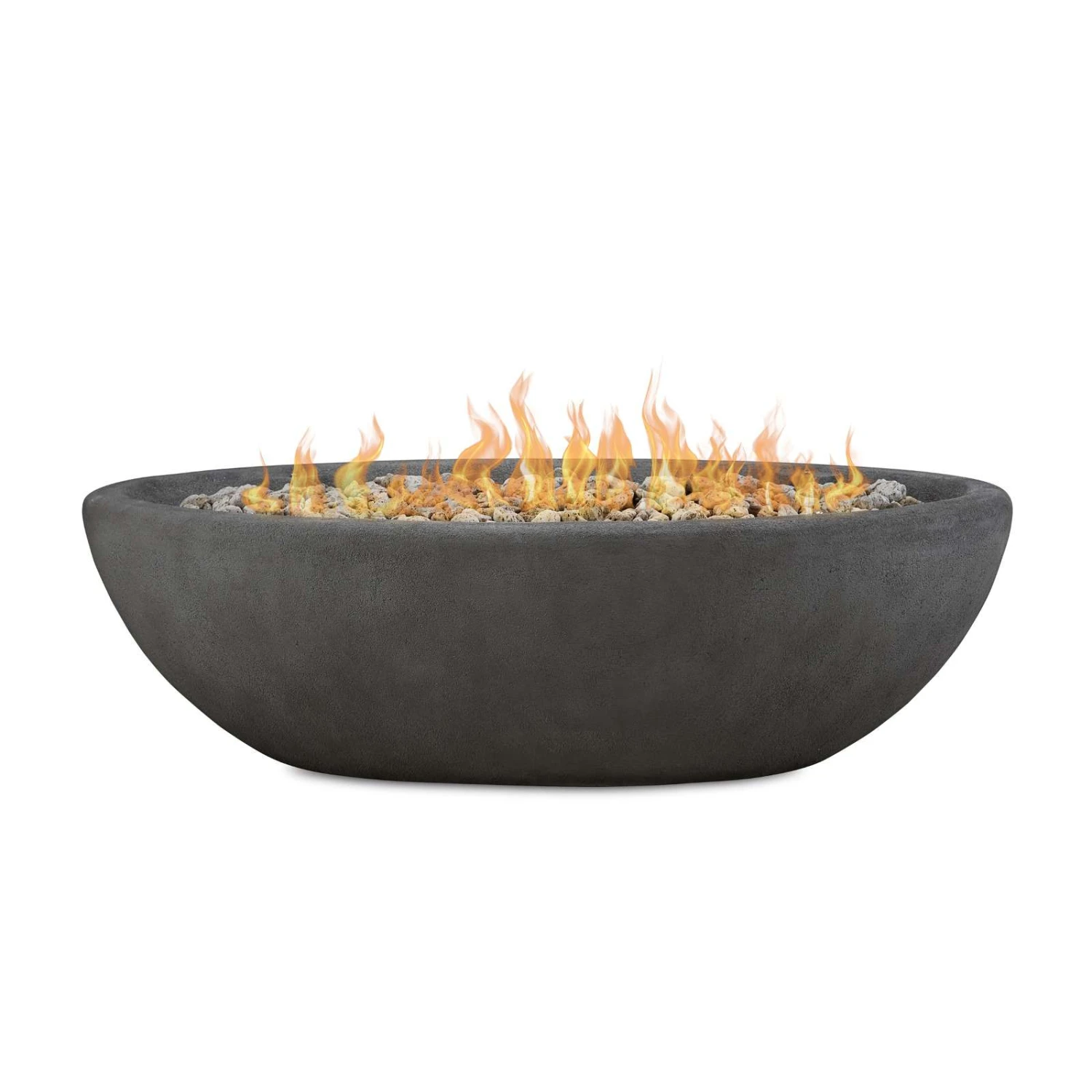 Real Flame Riverside 58" Oval Propane Fire Pit Bowl | 592LP-SHL 4 Real Flame Riverside 58" Oval Propane Fire Pit Bowl | 592LP-SHL - Image 2