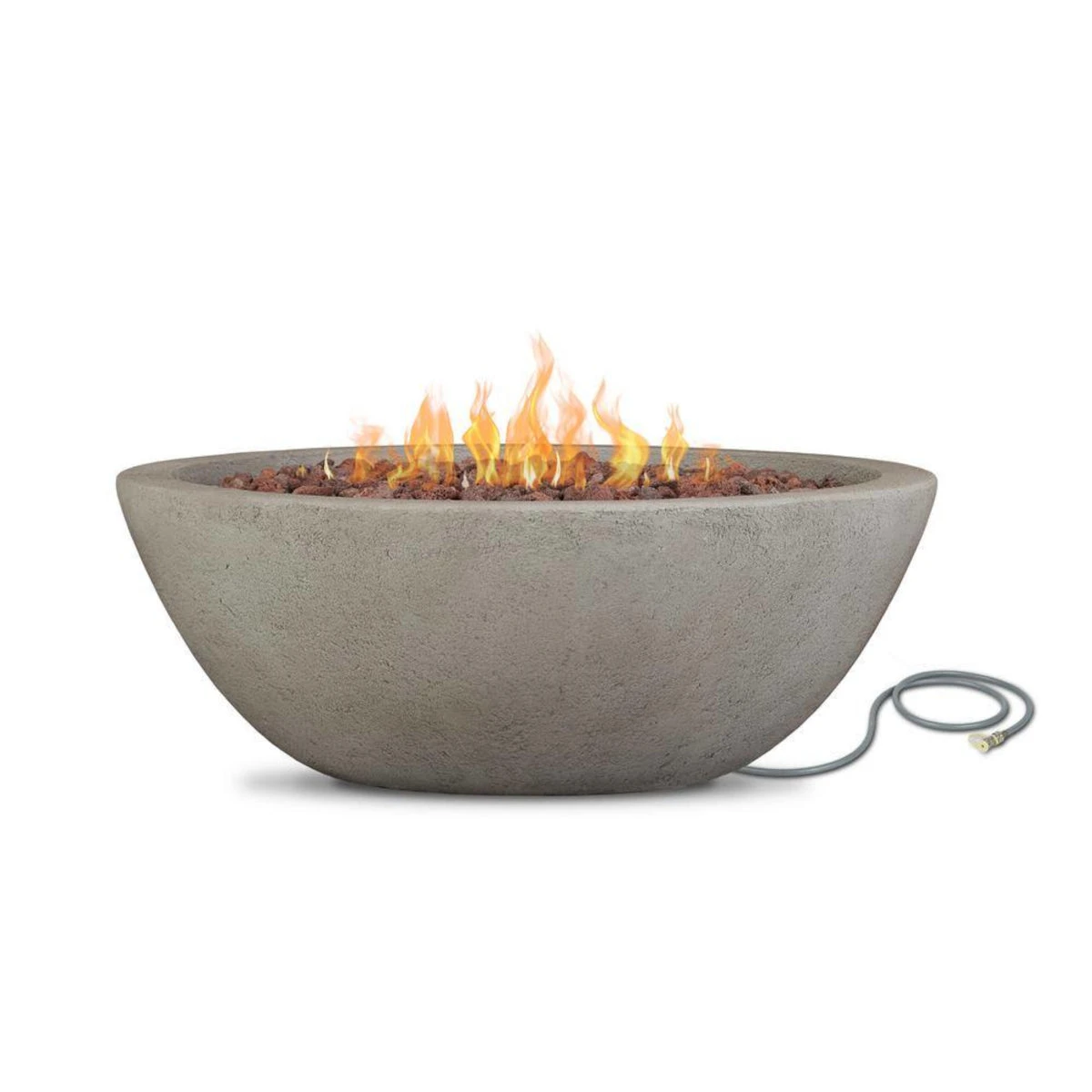 Real Flame Riverside Round Propane Or Natural Gas Fire Pit | C539LP-GLG 6 Real Flame Riverside Round Propane Or Natural Gas Fire Pit | C539LP-GLG - Image 4
