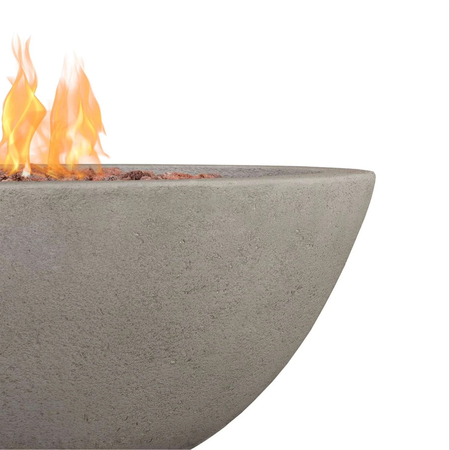 Real Flame Riverside Round Propane Or Natural Gas Fire Pit | C539LP-GLG 7 Real Flame Riverside Round Propane Or Natural Gas Fire Pit | C539LP-GLG - Image 5