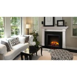 SimpliFire 30" Built-In Electric Fireplace | SF-BI30-EB -Electric Fire Place Store simplifire 30 built in electric fireplace sf bi30 eb 6