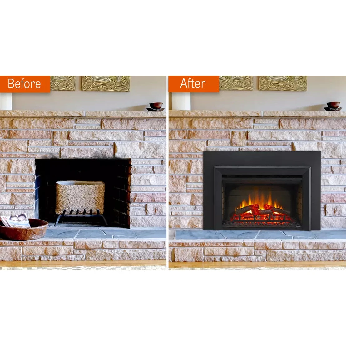 SimpliFire 30" Traditional Electric Fireplace Insert | SF-INS30 18 SimpliFire 30" Traditional Electric Fireplace Insert | SF-INS30 - Image 16