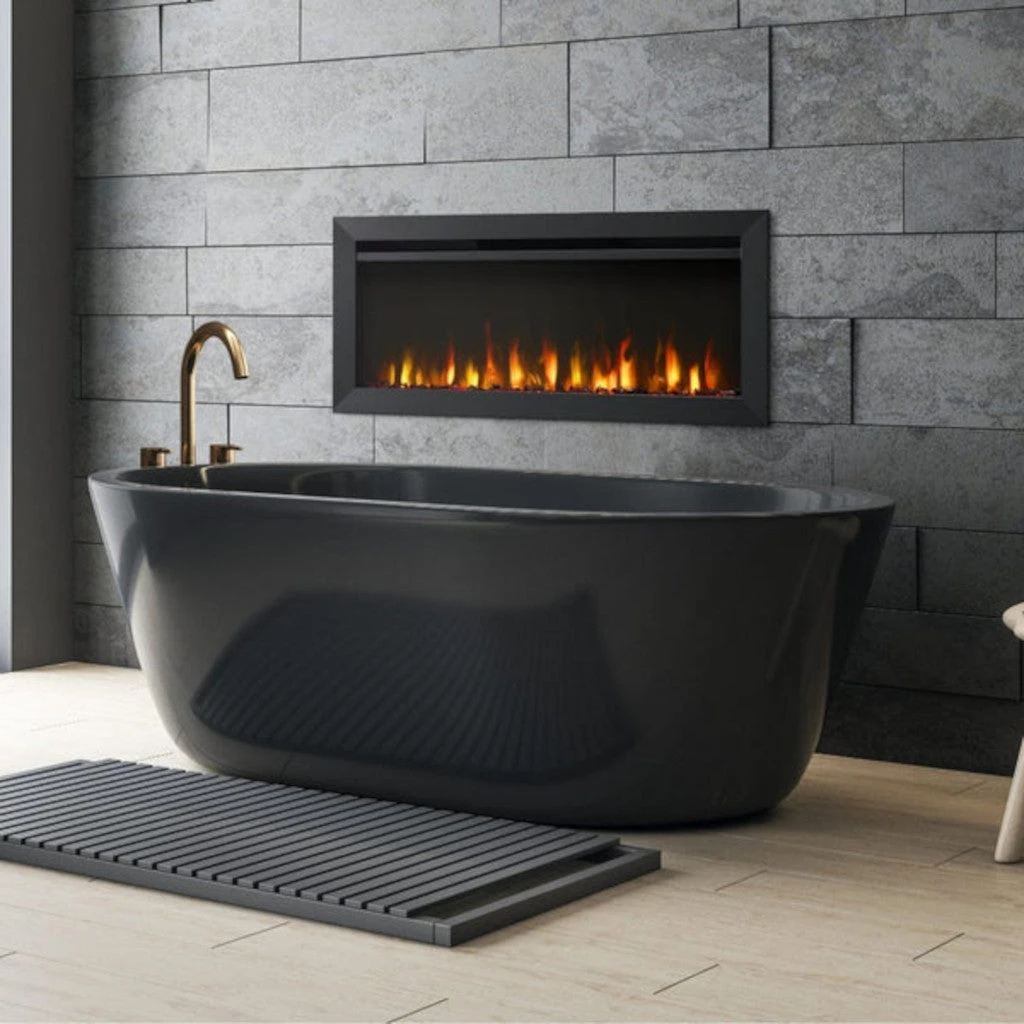 SimpliFire 40" Allusion Slim Wall Mount / Built-In Electric Fireplace | SF-ALLS40 4 SimpliFire 40" Allusion Slim Wall Mount / Built-In Electric Fireplace | SF-ALLS40 - Image 2