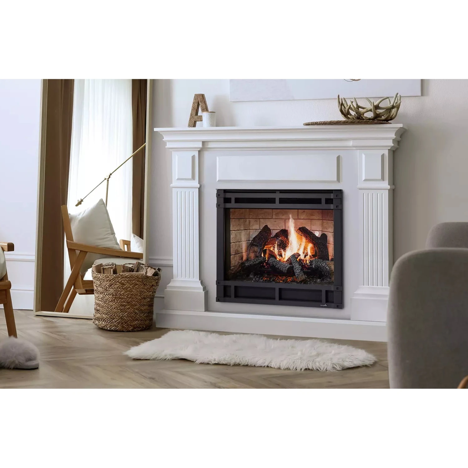 SimpliFire 36" Inception Traditional Electric Fireplace | SF-INC36 15 SimpliFire 36" Inception Traditional Electric Fireplace | SF-INC36 - Image 13