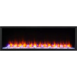 SimpliFire Scion 78" Built-In Linear Electric Fireplace | SF-SC78-BK 24 SimpliFire Scion 78" Built-In Linear Electric Fireplace | SF-SC78-BK -Electric Fire Place Store simplifire scion 78 built in linear electric fireplace sf sc78 bk 4