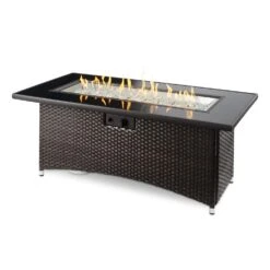 The Outdoor GreatRoom Company Balsam Montego Linear Gas Fire Pit Table | MG-1242-BLSM-K -Electric Fire Place Store the outdoor greatroom company balsam montego linear gas fire pit table mg 1242 blsm k 3
