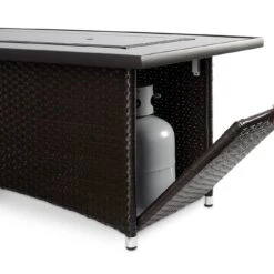 The Outdoor GreatRoom Company Balsam Montego Linear Gas Fire Pit Table | MG-1242-BLSM-K -Electric Fire Place Store the outdoor greatroom company balsam montego linear gas fire pit table mg 1242 blsm k 6