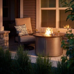 The Outdoor GreatRoom Company Edison Round Gas Fire Pit Table | ED-20 -Electric Fire Place Store the outdoor greatroom company edison round gas fire pit table ed 20 5