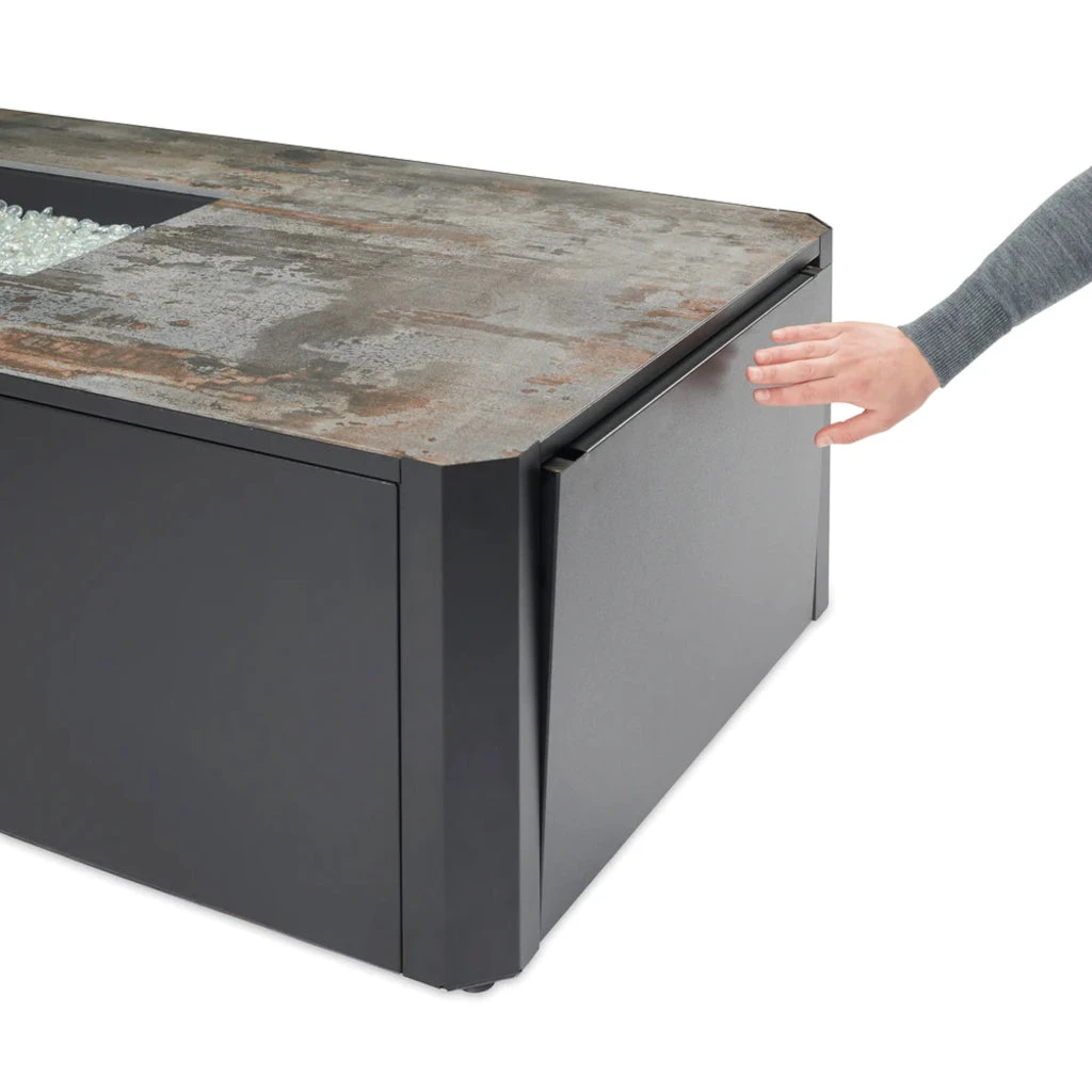 The Outdoor GreatRoom Company Kinney Rectangular Gas Fire Pit Table | KN-1224 6 The Outdoor GreatRoom Company Kinney Rectangular Gas Fire Pit Table | KN-1224 - Image 4