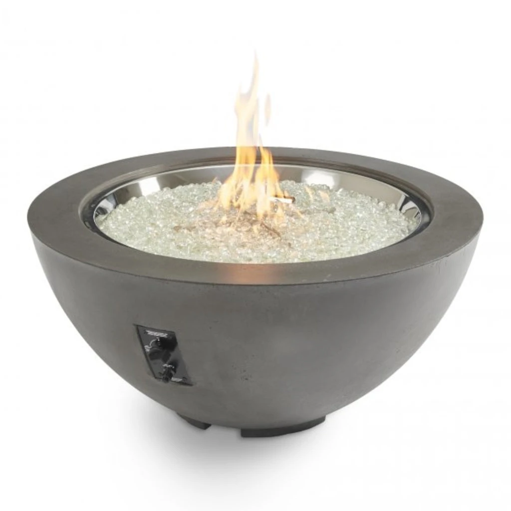 The Outdoor GreatRoom Company Midnight Mist Cove 42" Round Gas Fire Pit Bowl | CV-30MM 3 The Outdoor GreatRoom Company Midnight Mist Cove 42" Round Gas Fire Pit Bowl | CV-30MM