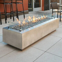 The Outdoor GreatRoom Company Natural Grey Cove 72" Linear Gas Fire Pit Table | CV-72 9 The Outdoor GreatRoom Company Natural Grey Cove 72" Linear Gas Fire Pit Table | CV-72 -Electric Fire Place Store the outdoor greatroom company natural grey cove 72 linear gas fire pit table cv 72 2