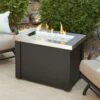 The Outdoor GreatRoom Company Stainless Steel Providence Rectangular Gas Fire Pit Table | PROV-1224-SS 1 The Outdoor GreatRoom Company Stainless Steel Providence Rectangular Gas Fire Pit Table | PROV-1224-SS -Electric Fire Place Store the outdoor greatroom company stainless steel providence rectangular gas fire pit table prov 1224 ss