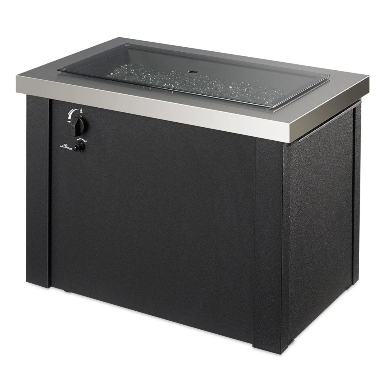 The Outdoor GreatRoom Company Stainless Steel Providence Rectangular Gas Fire Pit Table | PROV-1224-SS 7 The Outdoor GreatRoom Company Stainless Steel Providence Rectangular Gas Fire Pit Table | PROV-1224-SS - Image 5