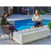 The Outdoor GreatRoom Company White Cove 72" Linear Gas Fire Pit Table | CV-72WT -Electric Fire Place Store the outdoor greatroom company white cove 72 linear gas fire pit table cv 72wt 5