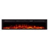 Touchstone Sideline 84" Recessed Electric Fireplace | 80043 -Electric Fire Place Store touchstone sideline 84 recessed electric fireplace 80043