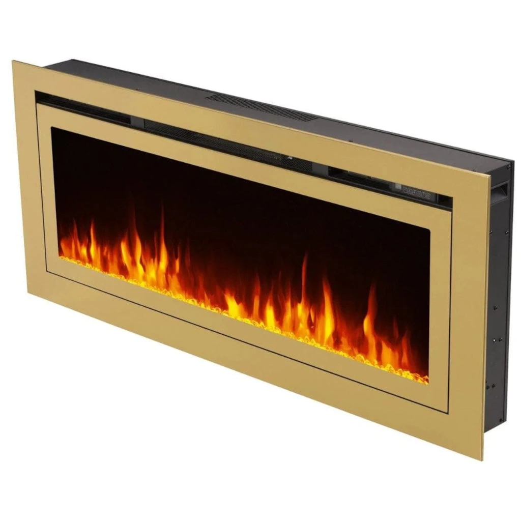 Touchstone Sideline Deluxe Gold 50" Recessed Smart Electric Fireplace | 86275 3 Touchstone Sideline Deluxe Gold 50" Recessed Smart Electric Fireplace | 86275