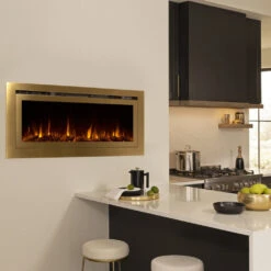 Touchstone Sideline Deluxe Gold 60" Recessed Smart Electric Fireplace | 86276 10 Touchstone Sideline Deluxe Gold 60" Recessed Smart Electric Fireplace | 86276 -Electric Fire Place Store touchstone sideline deluxe gold 60 recessed smart electric fireplace 86276 3