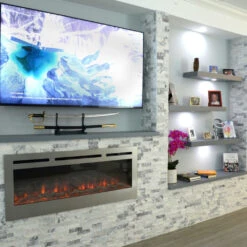 Touchstone Sideline Deluxe Stainless Steel 60" Recessed Smart Electric Fireplace | 86277 16 Touchstone Sideline Deluxe Stainless Steel 60" Recessed Smart Electric Fireplace | 86277 -Electric Fire Place Store touchstone sideline deluxe stainless steel 60 recessed smart electric fireplace 86277 5