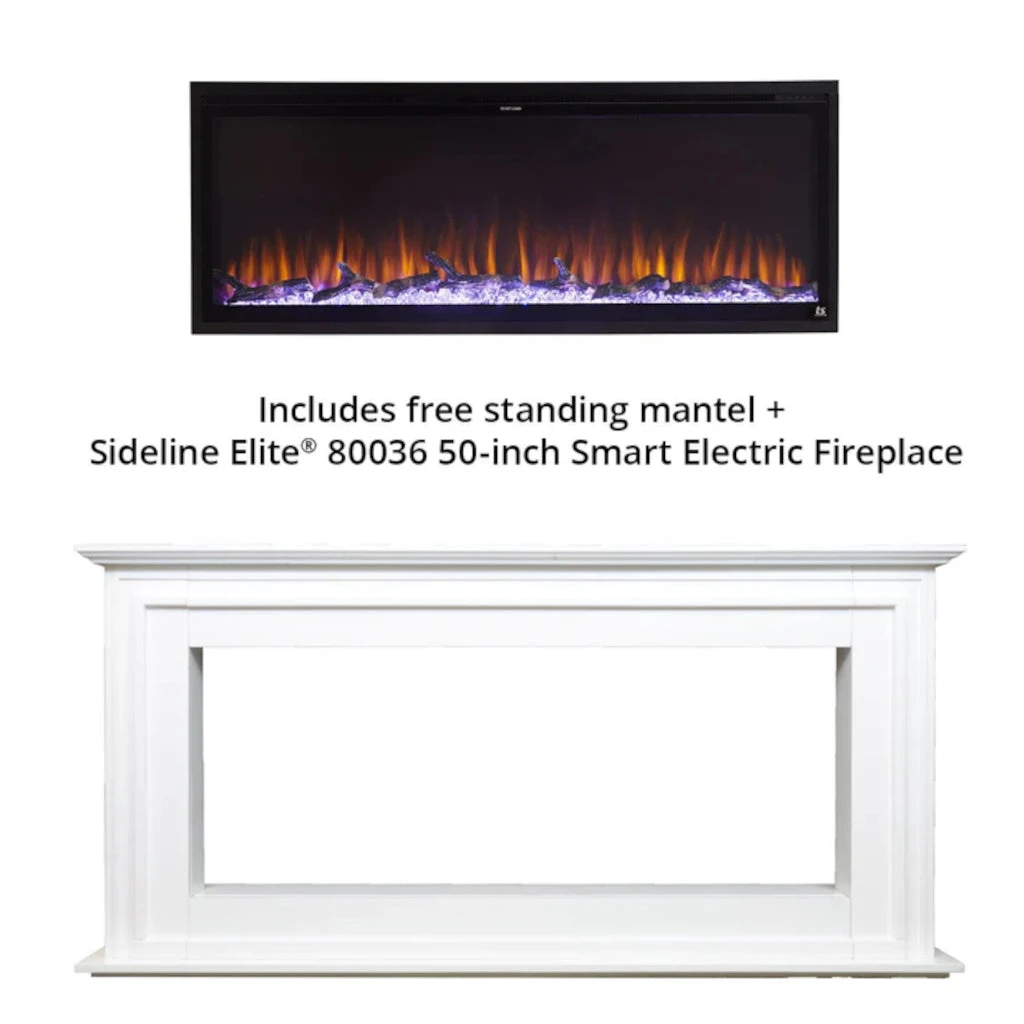 Touchstone Sideline Elite 50-inch Smart Electric Fireplace With Encase Surround Mantel | 90001-80036 9 Touchstone Sideline Elite 50-inch Smart Electric Fireplace With Encase Surround Mantel | 90001-80036 - Image 7