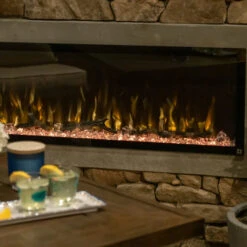 Touchstone Sideline Elite 60 Inch Recessed Smart Outdoor Weatherproof Electric Fireplace | 80049 -Electric Fire Place Store touchstone sideline elite 60 inch recessed smart outdoor weatherproof electric fireplace 80049 7